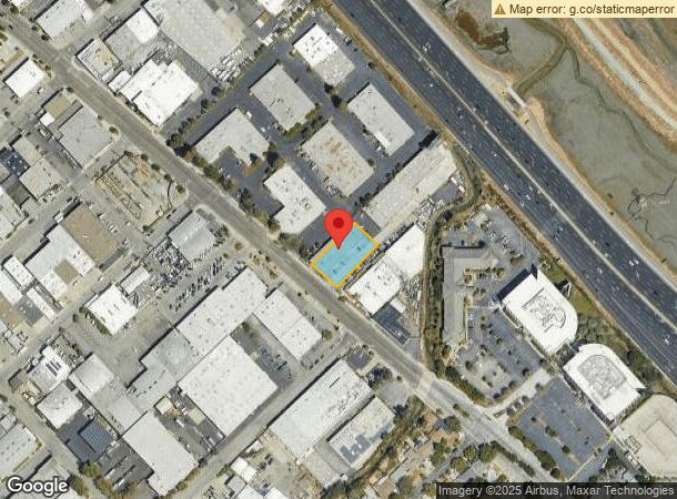  1663 Industrial Rd, San Carlos, CA Parcel Map