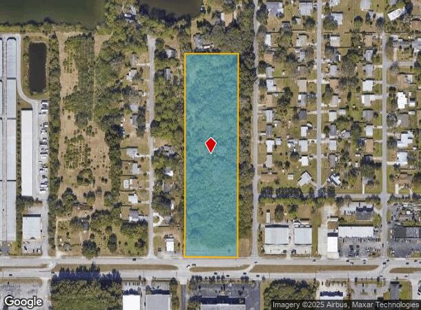 3420 W New Haven Ave, Melbourne, FL Parcel Map