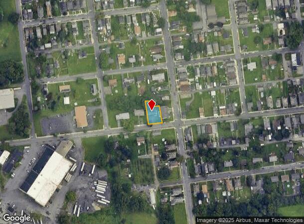 709 Line St, Easton, PA Parcel Map