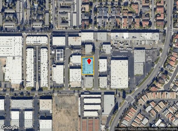  1341 S Simpson Cir, Anaheim, CA Parcel Map