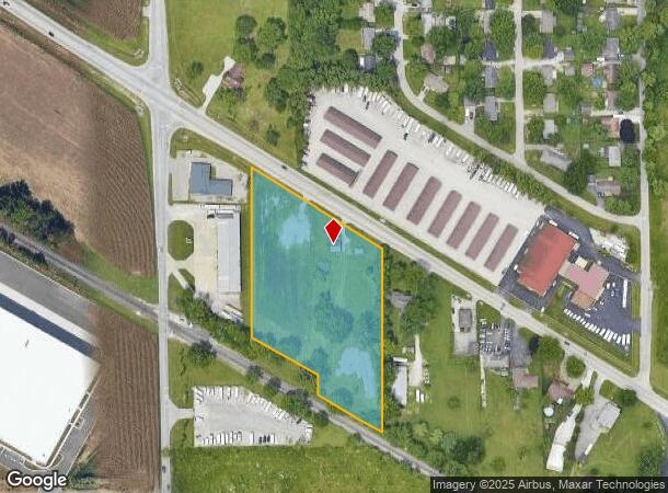 10095 E Us Highway 136, Indianapolis, IN Parcel Map