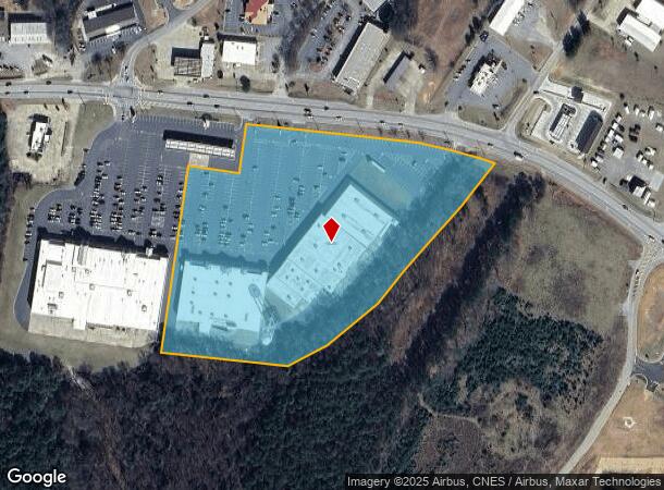 1070 E Franklin St, Hartwell, GA Parcel Map