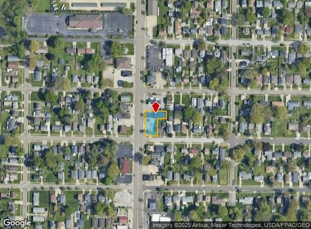  2035 S Main St, Akron, OH Parcel Map