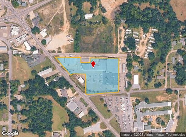 1231 S Main St, Poplarville, MS Parcel Map