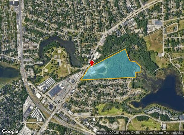  801 Orchard Lake Rd, Pontiac, MI Parcel Map