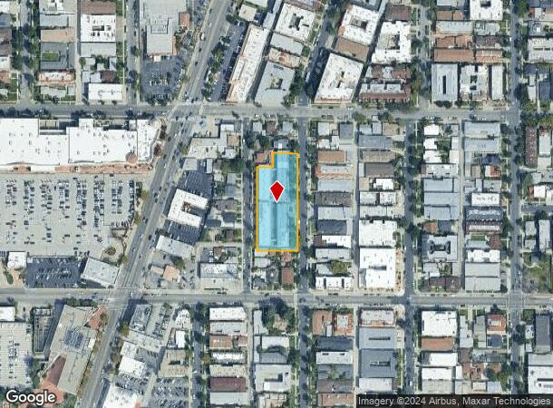  221 N Cedar St, Glendale, CA Parcel Map