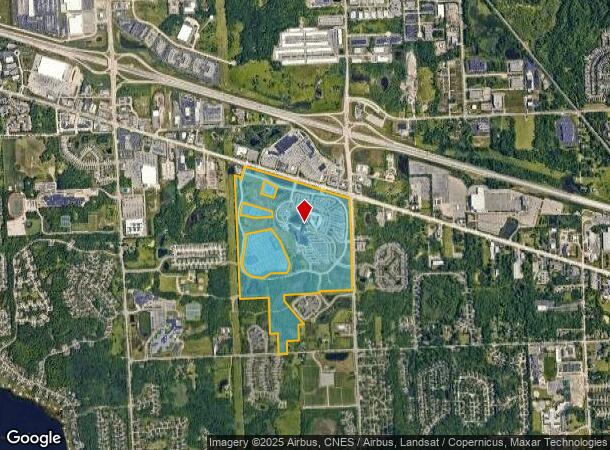 47601 Grand River Ave, Novi, MI Parcel Map