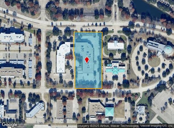  5556 Tennyson Pky, Plano, TX Parcel Map