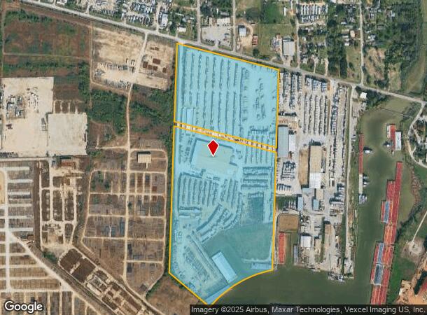  16230 De Zavalla Rd, Channelview, TX Parcel Map