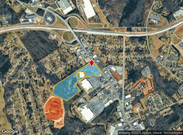 1627 W Floyd Baker Blvd, Gaffney, SC Parcel Map