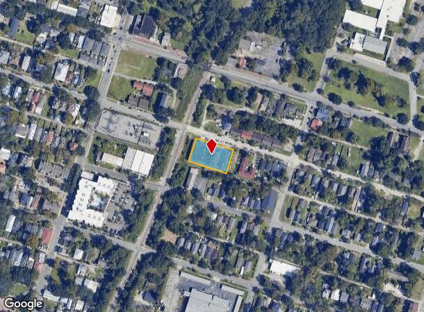  711 E Bolton St, Savannah, GA Parcel Map