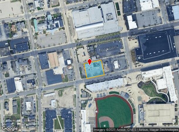 340 W Jefferson Blvd, Fort Wayne, IN Parcel Map