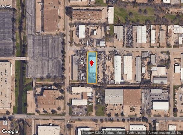  2610 Myrtle Springs Ave, Dallas, TX Parcel Map