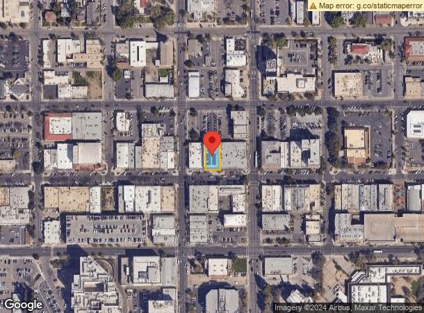  114 W Main St, Visalia, CA Parcel Map