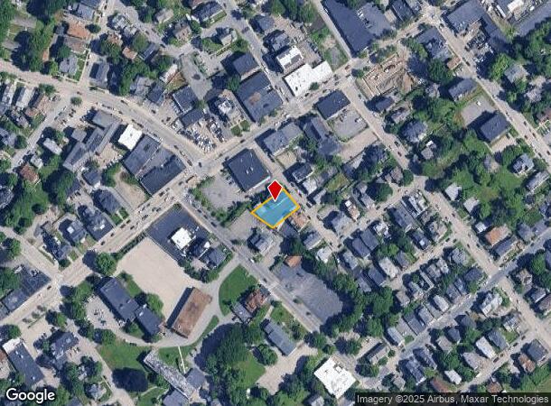 4 Allen St, Worcester, MA Parcel Map