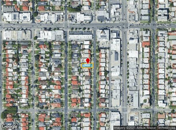 147 N Detroit St, Los Angeles, CA Parcel Map