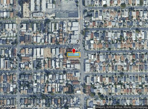  4259 S Hoover St, Los Angeles, CA Parcel Map