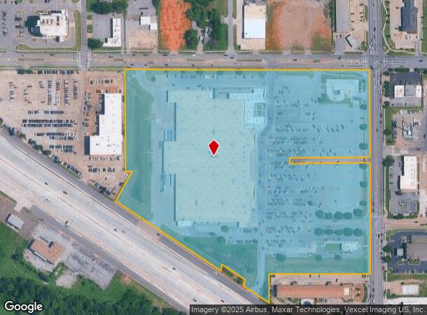  5401 Tinker Diagonal, Oklahoma City, OK Parcel Map