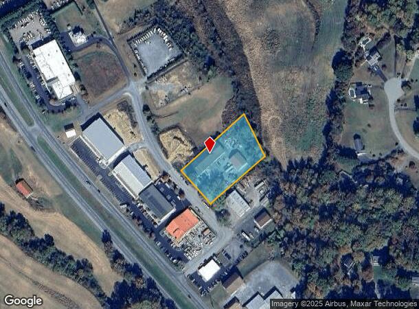  7605 Meadow Run Ln, Owings, MD Parcel Map