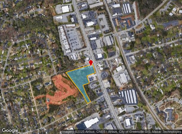 209 N Main St, Mauldin, SC Parcel Map
