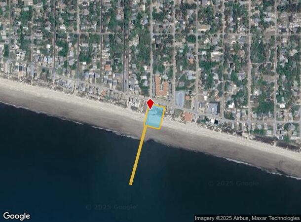  705 Ocean Dr, Oak Island, NC Parcel Map