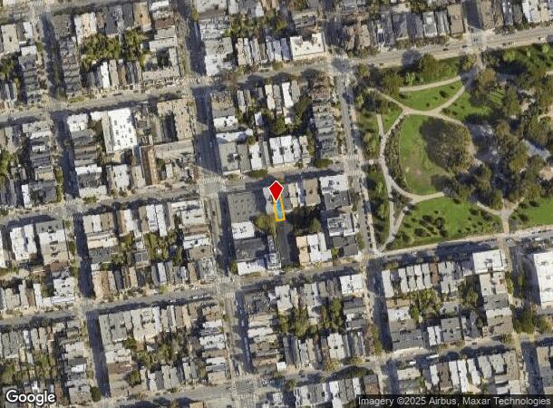  1261 Grove St, San Francisco, CA Parcel Map