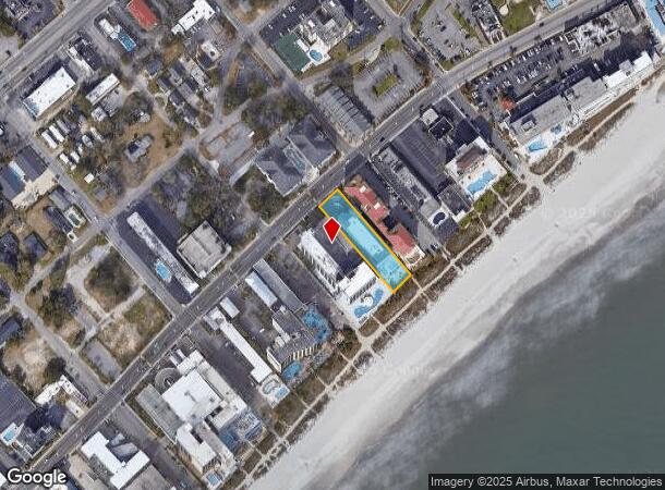 705 S Ocean Blvd, Myrtle Beach, SC Parcel Map