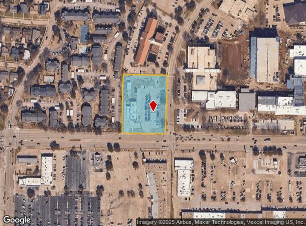 1201 W Main St, Lewisville, TX Parcel Map