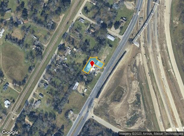 8166 S Us Highway 59, Burke, TX Parcel Map