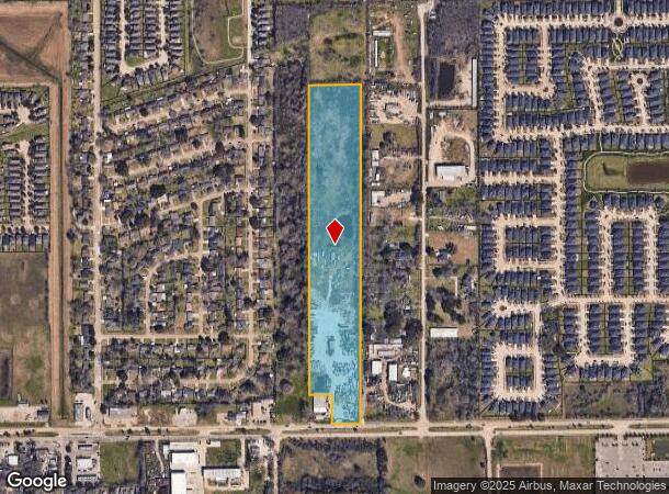  1429 Almeda Genoa Rd, Houston, TX Parcel Map