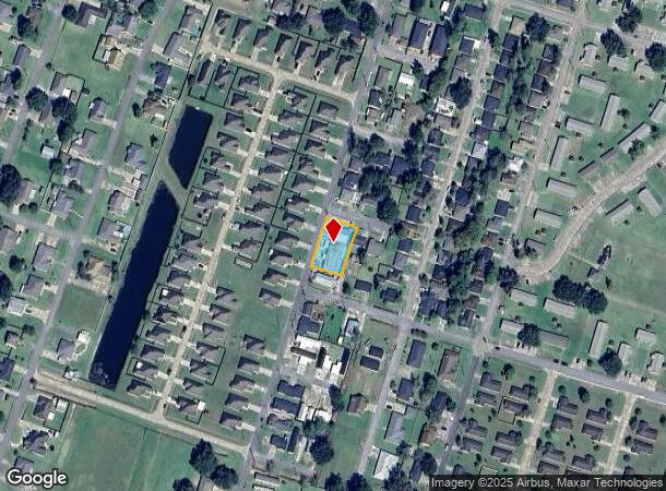 2001 Saint Bernard St, Thibodaux, LA Parcel Map