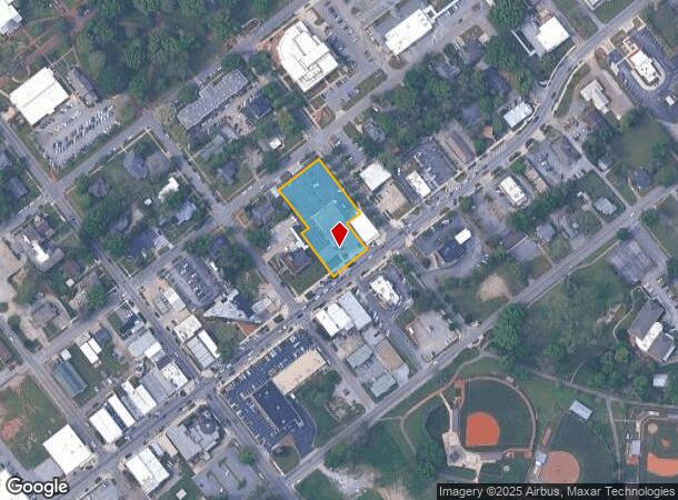 835 Main St, Montevallo, AL Parcel Map