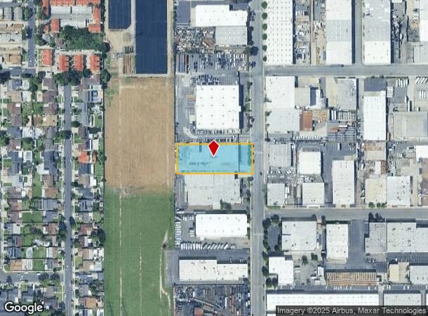  15535 Texaco Ave, Paramount, CA Parcel Map