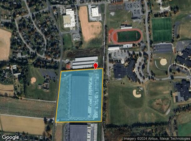  601 Stony Battery Rd, Landisville, PA Parcel Map