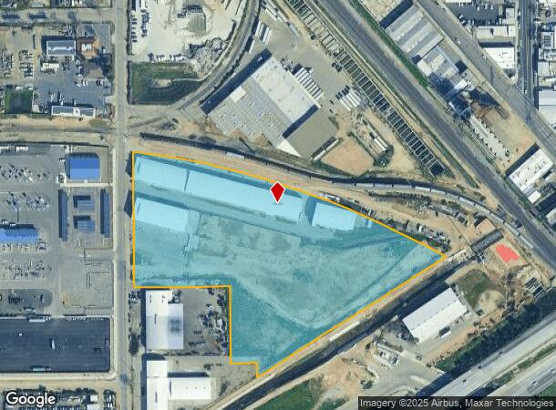 240 N Thorne Ave, Fresno, CA Parcel Map