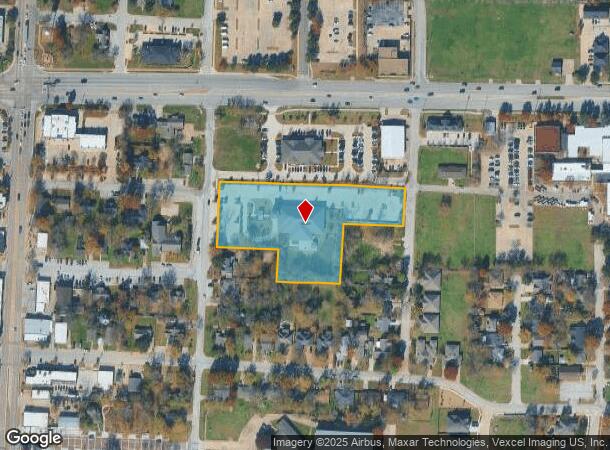 121 S Elm St, Fort Worth, TX Parcel Map