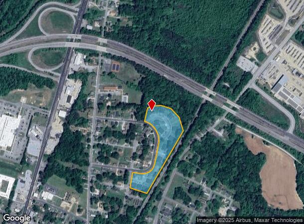 Parham St, Emporia, VA Parcel Map