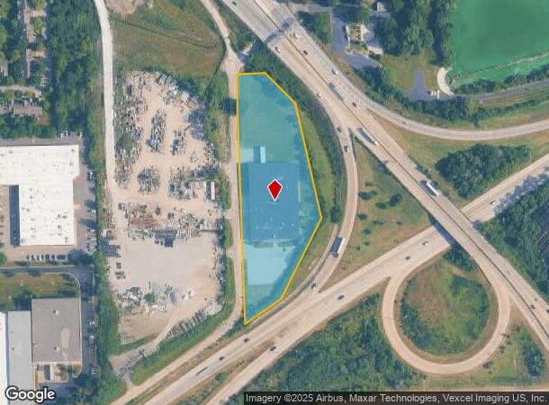 7001 N Frontage Rd, Burr Ridge, IL Parcel Map
