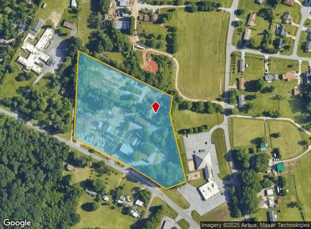  3818 N Main St, High Point, NC Parcel Map