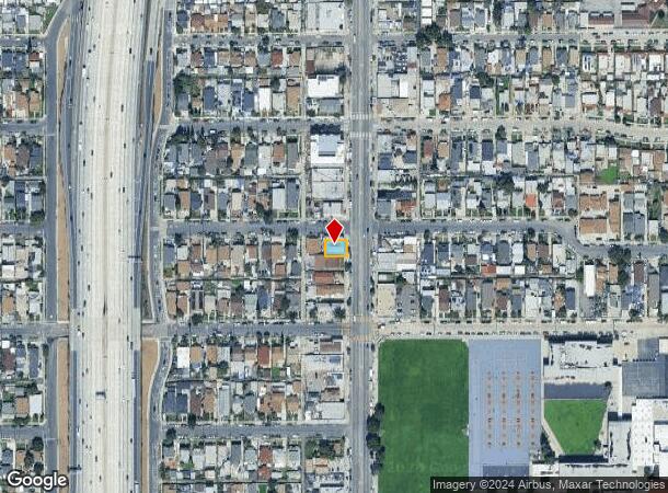  6601 S Broadway, Los Angeles, CA Parcel Map