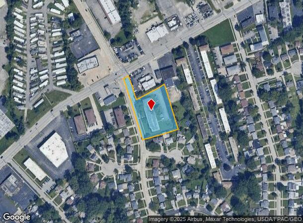 1521 Rush Rd, Wickliffe, OH Parcel Map