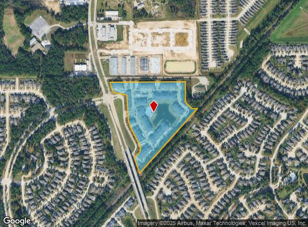 16848 W Lake Houston Pkwy, Humble, TX Parcel Map