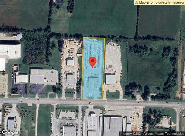  874 W Henri De Tonti Blvd, Tontitown, AR Parcel Map