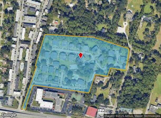  7507 Beach Blvd, Jacksonville, FL Parcel Map