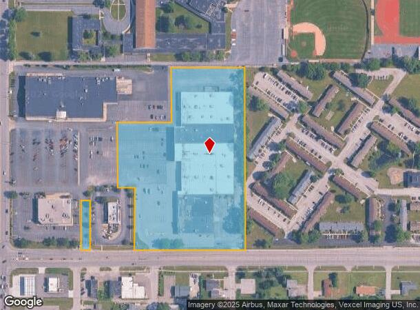  6063 Broadway, Merrillville, IN Parcel Map