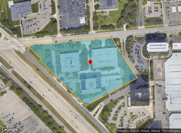  25800 Northwestern Hwy, Southfield, MI Parcel Map