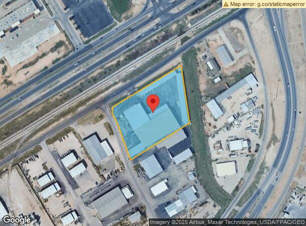  5601 W Industrial Ave, Midland, TX Parcel Map