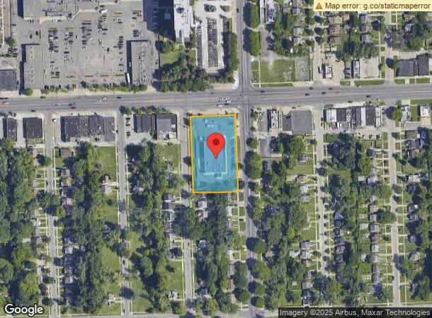  20001 W 7 Mile Rd, Detroit, MI Parcel Map