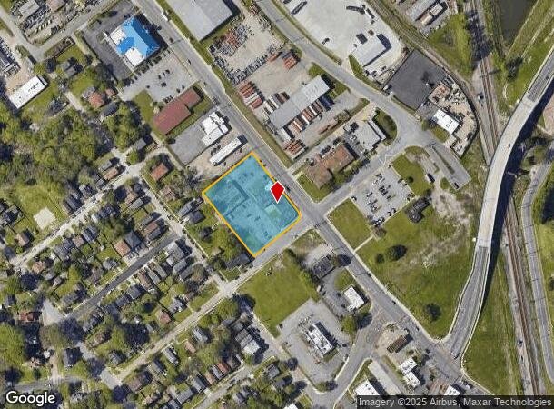  596 Liberty St, Chesapeake, VA Parcel Map