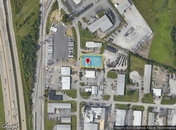  3410 Industrial Pky, Jeffersonville, IN Parcel Map